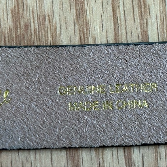 J. Crew ANIMAL PRINT LEATHER BELT size XL. Leopard print. - Picture 3 of 10